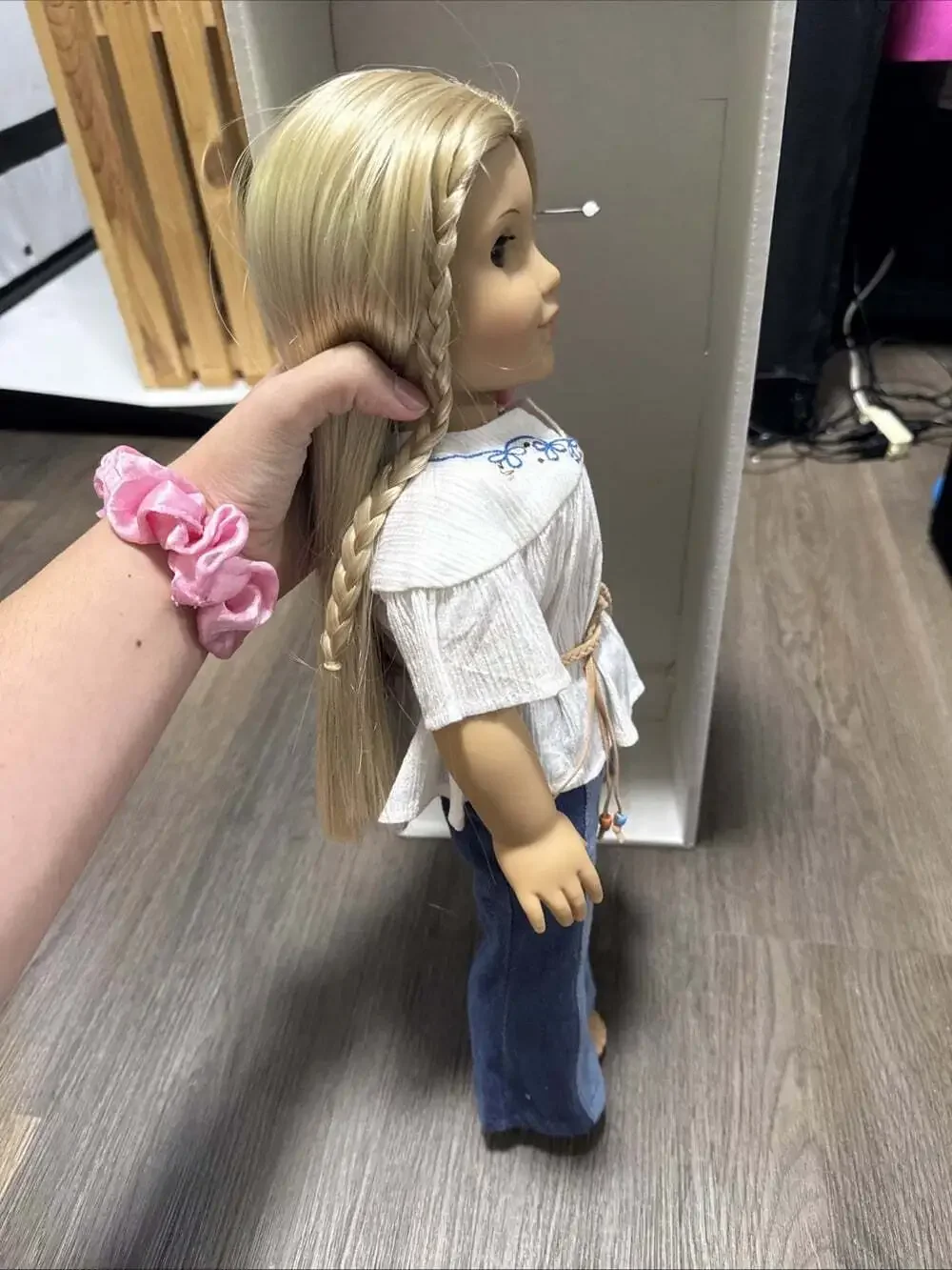 American Girl Julie Albright Doll Original Meet Outfit Pleasant Company Head